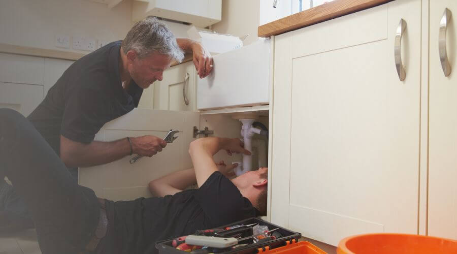 Professional burst pipe repair services in New Goshen, IN